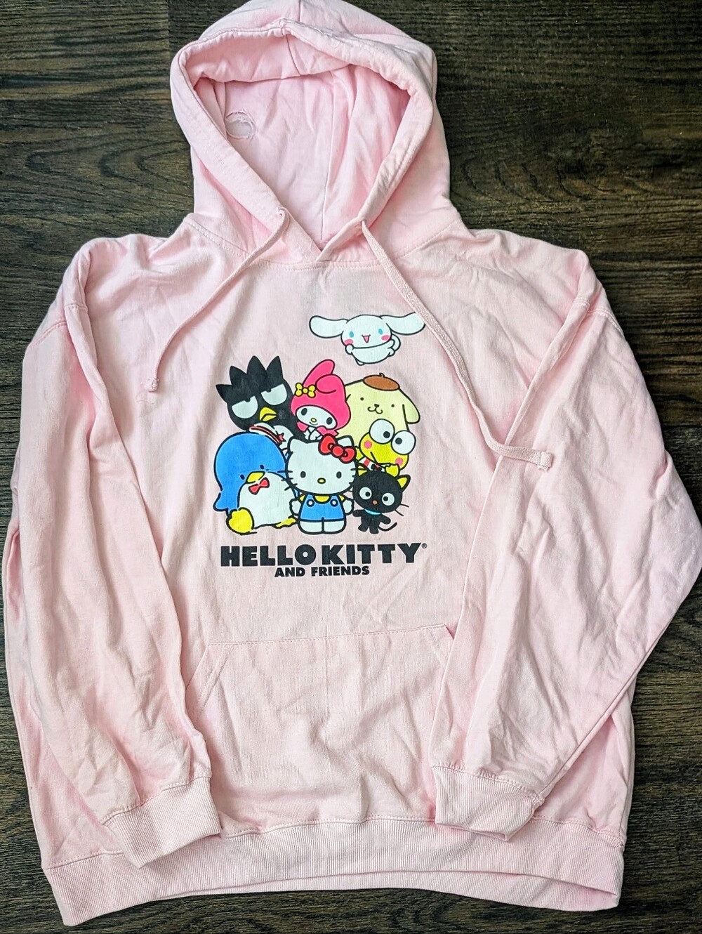 *FLAWED 💎 NEW Sanrio XL Hello Kitty and Friends Hoodie Hooded Sweatshirt